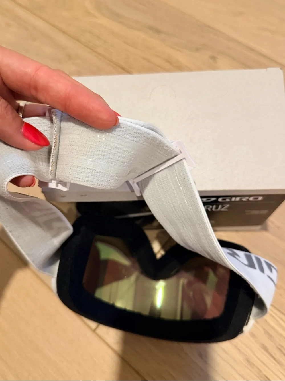 Giro Cruz Goggles - White Frame with Green Lens